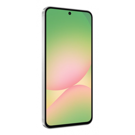 Samsung Galaxy A56 - 5G smartphone - dual-SIM - RAM 8 GB  /  Internal Memory 256 GB - OLED display - 6.7" - 2340 x 1080 pixels (120 Hz) - 3x rear cameras 50 MP, 12 MP, 5 MP - front camera 12 MP - awesome lightgray - 1