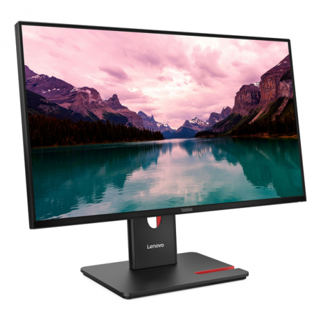 Lenovo ThinkVision T24-40 - LED monitor - 24" (23.8" viewable) - 1920 x 1080 Full HD (1080p) @ 120 Hz - IPS - 250 cd / m² - 1500:1 - 4 ms - HDMI, VGA, DisplayPort - raven black - 8