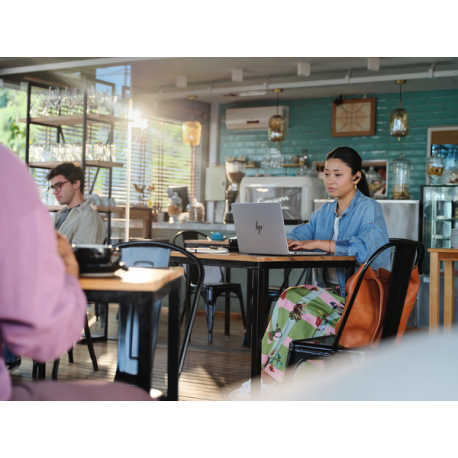 HP ZBook Ultra G1a Mobile Workstation - AMD Ryzen AI Max Pro - 395 / up to 5.1 GHz - Win 11 Pro - Radeon 8060S - 64 GB RAM - 2 TB SSD NVMe, TLC - 14" OLED touchscreen 2880 x 1800 (2.8K) @ 120 Hz - Wi-Fi 7, Bluetooth - meteor silver - kbd: Pan Nordic - 9