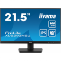 iiyama ProLite XU2293HSU-B7 - LED monitor - 22" (21.5" viewable) - 1920 x 1080 Full HD (1080p) @ 100 Hz - IPS - 300 cd/m² - 1000:1 - 1 ms - HDMI, DisplayPort - speakers - black, matte