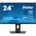 iiyama ProLite XUB2493HSU-B7 - LED monitor - 24" (23.8" viewable) - 1920 x 1080 Full HD (1080p) @ 100 Hz - IPS - 250 cd/m² - 1300:1 - 1 ms - HDMI, DisplayPort - speakers - matte black