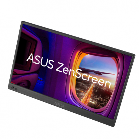 ASUS ZenScreen MB169CK - LED monitor - 16" (15.6" viewable) - portable - 1920 x 1080 Full HD (1080p) @ 60 Hz - IPS - 250 cd/m² - 800:01:00 - 5 ms - Mini HDMI, 2xUSB-C - black - 12