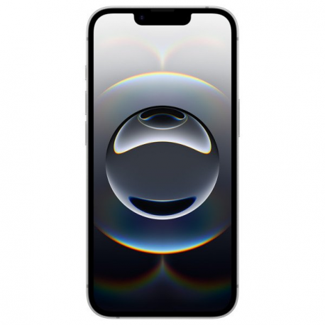 Apple iPhone 16e - 5G smartphone - dual-SIM  /  Internal Memory 128 GB - OLED display - 6.1" - 2532 x 1170 pixels - rear camera 48 MP - front camera 12 MP - white - 1