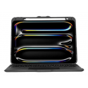 Targus Versavu - Keyboard and folio case - with trackpad - backlit - wireless - Bluetooth 5.0 - QWERTY - UK - black