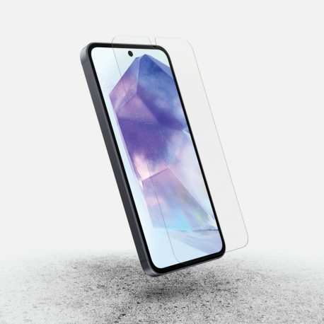 OtterBox - Screen protector for mobile phone - glass - clear - for Samsung Galaxy A55 - 3