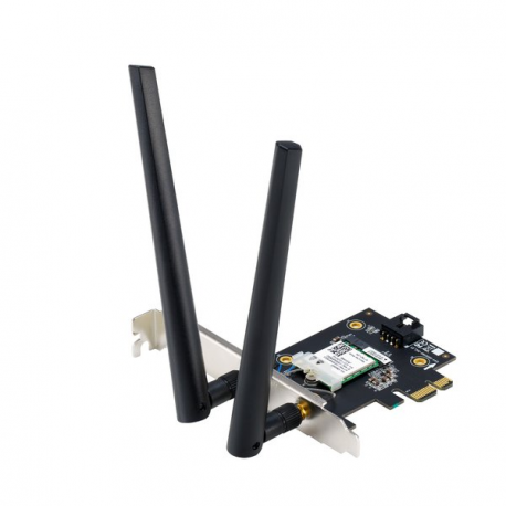 ASUS PCE-BE6500 - Network adapter - PCIe - Wi-Fi 7, Wi-Fi 5, Wi-Fi 6, Bluetooth - 0