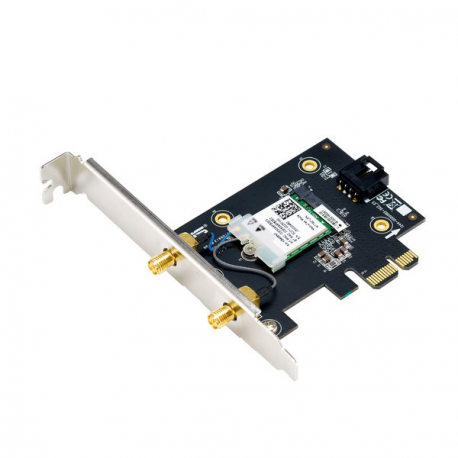 ASUS PCE-BE6500 - Network adapter - PCIe - Wi-Fi 7, Wi-Fi 5, Wi-Fi 6, Bluetooth - 2