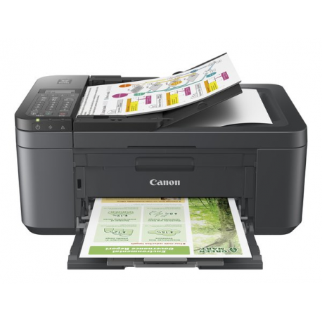 Canon PIXMA TR4755i - Multifunction printer - colour - ink-jet - A4 (210 x 297 mm), Legal (216 x 356 mm) (original) - A4/Legal (media) - up to 6.4 ppm (copying) - up to 8.8 ipm (printing) - 100 sheets - 33.6 Kbps - USB 2.0, Wi-Fi(n) - black - 3