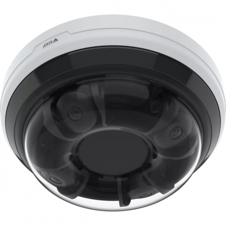 AXIS P37 Series P3747-PLVE - Network panoramic camera - multi-sensor - dome - outdoor - vandal  /  weatherproof - colour (Day&Night) - 4 x 5 MP - 2592 x 1944 - M20 mount - fixed iris - vari-focal - GbE - H.264, H.265, MJPEG, MPEG-4 Part 10, MPEG-H Part 2, AVC, HEVC - PoE Plus Class 4 - TAA Compliant - 0
