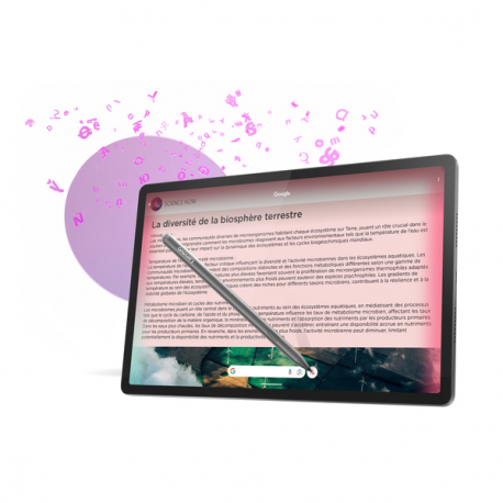 Lenovo Idea Tab Pro ZAE4 - Tablet - Android 14 or later - 256 GB UFS card - 12.7" LTPS (2944 x 1840) - microSD slot - luna grey - 5