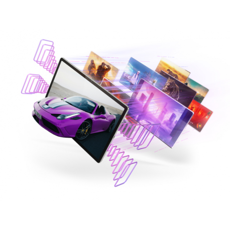 Lenovo Idea Tab Pro ZAE4 - Tablet - Android 14 or later - 256 GB UFS card - 12.7" LTPS (2944 x 1840) - microSD slot - luna grey - 31