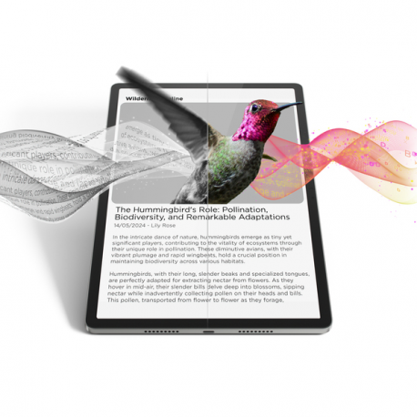 Lenovo Idea Tab Pro ZAE4 - Tablet - Android 14 or later - 256 GB UFS card - 12.7" LTPS (2944 x 1840) - microSD slot - luna grey - 39
