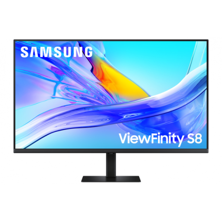Samsung ViewFinity S8 S37D800UAU - S80UD Series - LED monitor - USB - 37" - 3840 x 2160 UHD @ 60 Hz - VA - 350 cd/m² - 3000:1 - HDR10 - 5 ms - HDMI, DisplayPort, USB-C - black - 0
