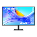 Samsung ViewFinity S8 S37D800UAU - S80UD Series - LED monitor - USB - 37" - 3840 x 2160 UHD @ 60 Hz - VA - 350 cd/m² - 3000:1 - HDR10 - 5 ms - HDMI, DisplayPort, USB-C - black