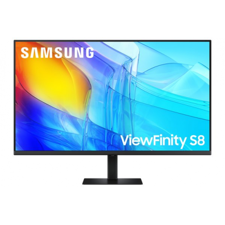 Samsung ViewFinity S8 S37D800EAU - S80D Series - LED monitor - 37" - 3840 x 2160 UHD @ 60 Hz - VA - 350 cd/m² - 3000:1 - HDR10 - 5 ms - HDMI, DisplayPort - black - 0