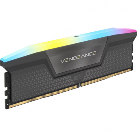 CORSAIR Vengeance RGB - DDR5 - kit - 64 GB: 2 x 32 GB - DIMM 288-pin - 3000 MHz / PC5-48000 - CL28 - black - 1