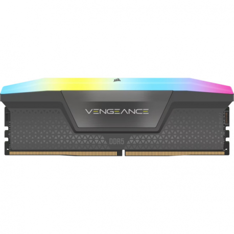 CORSAIR Vengeance RGB - DDR5 - kit - 64 GB: 2 x 32 GB - DIMM 288-pin - 3000 MHz / PC5-48000 - CL28 - black - 2