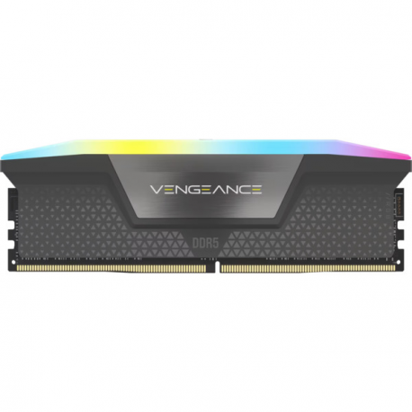 CORSAIR Vengeance RGB - DDR5 - kit - 64 GB: 2 x 32 GB - DIMM 288-pin - 3000 MHz / PC5-48000 - CL28 - black - 3