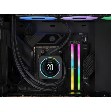 CORSAIR Vengeance RGB - DDR5 - kit - 64 GB: 2 x 32 GB - DIMM 288-pin - 3000 MHz / PC5-48000 - CL28 - black - 9