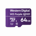 WD Purple WDD064G1P0C-85AEL0 - Flash memory card - 64 GB - UHS-I U1  /  Class10 - microSDXC - purple