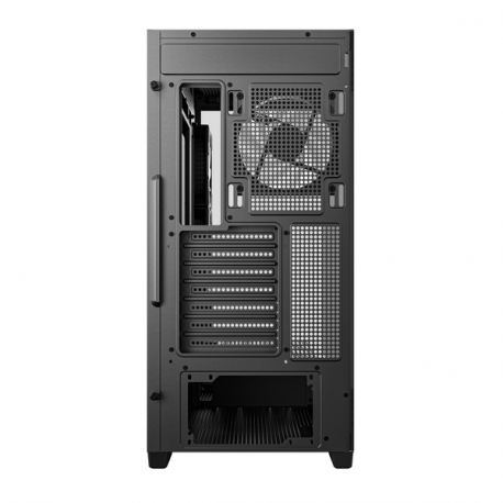 DeepCool CG580 4F - Tower - ATX - windowed side panel (tempered glass) - no power supply (ATX  /  PS / 2) - black - USB / Audio - 8