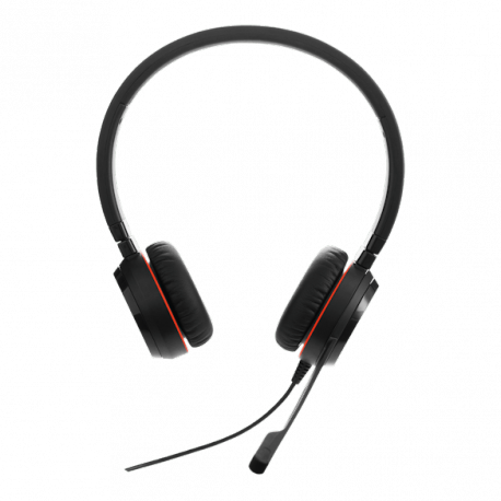 Jabra Evolve 30 II MS stereo - Headset - on-ear - wired - USB-C, USB-A - noise isolating - Certified for Microsoft Teams - 0