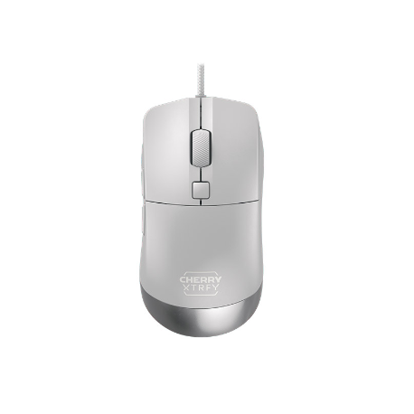 CHERRY Xtrfy M50 - Mouse - ergonomic - 5 buttons - wired - USB - white - 6
