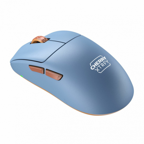 CHERRY Xtrfy M68 - Mouse - optical - 5 buttons - wireless - 2.4 GHz - USB wireless receiver - blue - 4