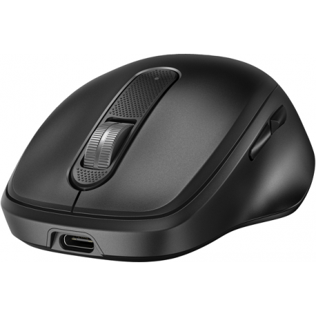 HP 515 - Mouse - full size, ultra-fast rechargeable - 5 buttons - wireless - 2.4 GHz - USB wireless receiver - black - 8