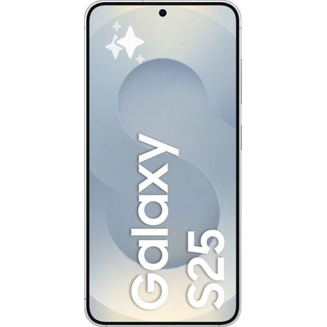 Samsung Galaxy S25 - 5G smartphone - dual-SIM - RAM 12 GB / Internal Memory 128 GB - OLED display - 6.2" - 2340 x 1080 pixels (120 Hz) - 3x rear cameras 50 MP, 12 MP, 10 MP - front camera 12 MP - silver shadow - 2