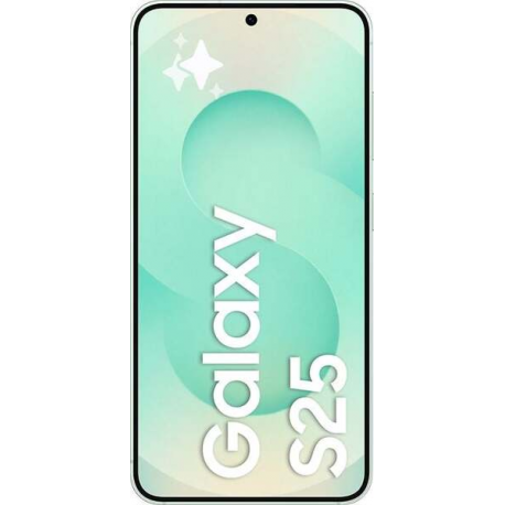 Samsung Galaxy S25 - 5G smartphone - dual-SIM - RAM 12 GB / Internal Memory 256 GB - OLED display - 6.2" - 2340 x 1080 pixels (120 Hz) - 3x rear cameras 50 MP, 12 MP, 10 MP - front camera 12 MP - mint - 2