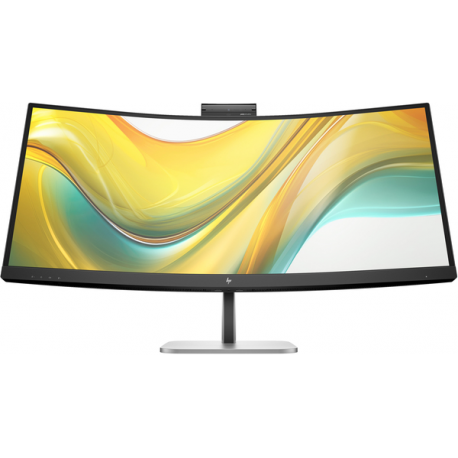 HP 534pm - Series 5 Pro - LED monitor - curved - 34" - 3440 x 1440 WQHD @ 100 Hz - VA - 400 cd / m² - 4000:1 - 5 ms - HDMI, DisplayPort, USB-C - jet black, natural silver (stand) - Smart Buy - 0