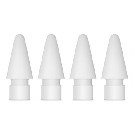Apple - Replacement tip for stylus (pack of 4) - 0