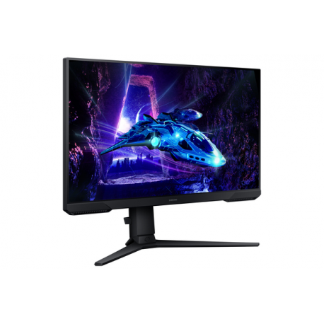 Samsung Odyssey G3 S24DG300EU - G30D Series - LED monitor - gaming - 24" - 1920 x 1080 Full HD (1080p) @ 180 Hz - VA - 250 cd / m² - 3000:1 - HDR10 - 1 ms - HDMI, DisplayPort - black - 17
