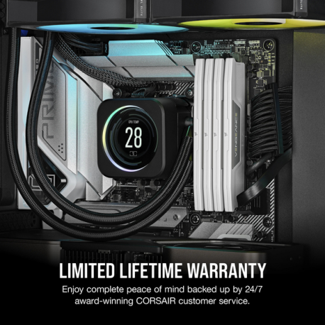 CORSAIR VENGEANCE 64GB 2x32GB DDR5 6000MT/s CL30-36-36-76 1.40V Intel XMP & AMD EXPO White - 10