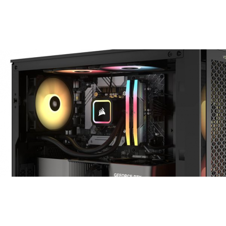 CORSAIR Vengeance RGB - DDR5 - kit - 48 GB: 2 x 24 GB - DIMM 288-pin - 4200 MHz / PC5-67200 - CL40 - clocked unbuffered - silver - 2