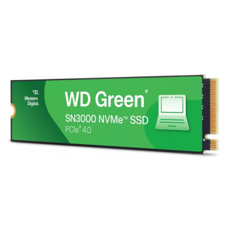 WD Green SN3000 WDS500G4G0E-00CPS0 - SSD - 500 GB - internal - M.2 2280 - PCIe 4.0 x4 (NVMe) - 0
