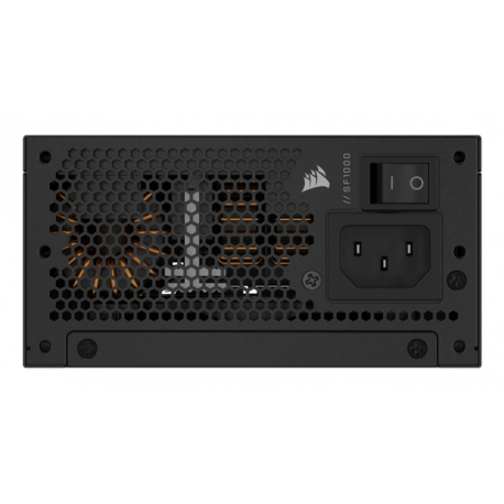 CORSAIR SF Series SF1000 - Power supply (internal) - ATX12V 3.1/ EPS12V - 80 PLUS Platinum - AC 100-240 V - 1000 Watt - Europe - 7