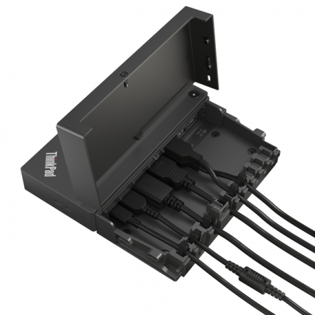 Lenovo ThinkPad Universal USB-C Smart Dock - ThinkSmart Edition - Docking station - USB-C - HDMI, DP - 1GbE - 135 Watt - CRU - Europe - 11