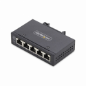 StarTech.com 5-Port Unmanaged Industrial Ethernet Switch - IP30 - TAA - Switch - unmanaged - 5 x 10/100/1000Base-T - DIN rail mountable, wall-mountable - DC - TAA Compliant