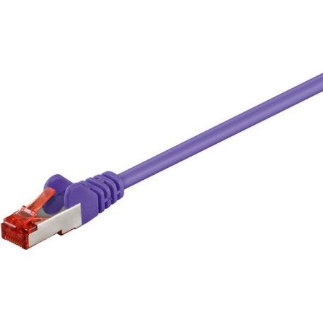 MicroConnect - Network cable - RJ-45 (M) to RJ-45 (M) - 10 m - 6 mm - SFTP - CAT 6 - halogen-free, round, stranded - purple - 2