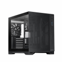 Chieftec Visio Air - Tower - ATX - windowed side panel (tempered glass) - no power supply (ATX) - black - USB / Audio