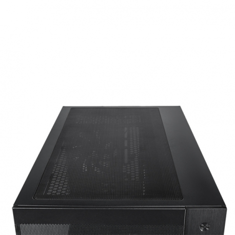 Chieftec Visio Air - Tower - ATX - windowed side panel (tempered glass) - no power supply (ATX) - black - USB / Audio - 1