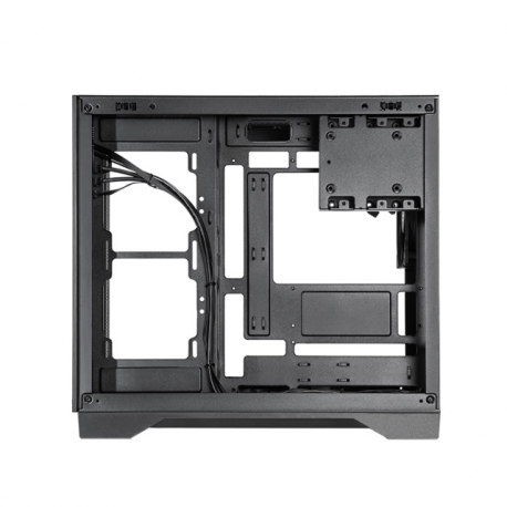 Chieftec Visio Air - Tower - ATX - windowed side panel (tempered glass) - no power supply (ATX) - black - USB / Audio - 11