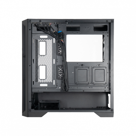 Chieftec APEX LUMO - Tower - extended ATX - windowed side panel (tempered glass) - no power supply (ATX) - black - USB / Audio - 18