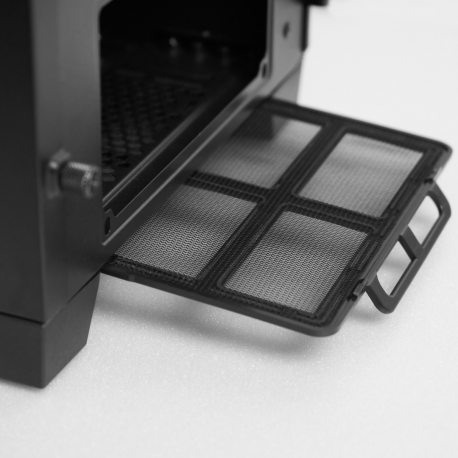 Chieftec APEX LUMO - Tower - extended ATX - windowed side panel (tempered glass) - no power supply (ATX) - black - USB / Audio - 23