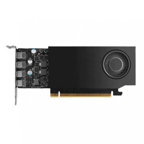 NVIDIA RTX A400 - Graphics card - RTX A400 - 4 GB GDDR6 - PCIe 4.0 x8 - 4 x Mini DisplayPort - 0