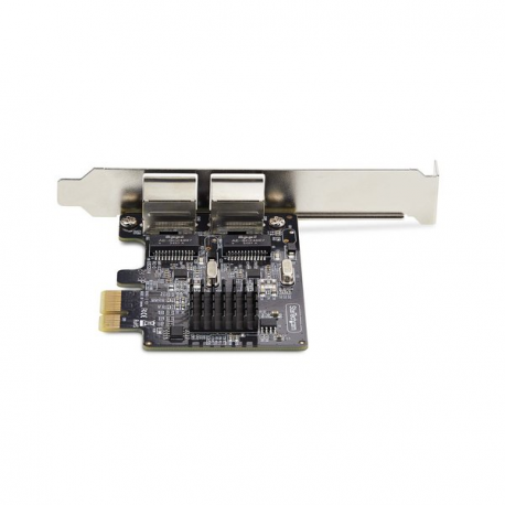 StarTech.com 2-Port Gigabit PCIe Network Adapter Card, TAA Compliant - Network adapter - PCIe - Gigabit Ethernet x 2 - black - TAA Compliant - 4