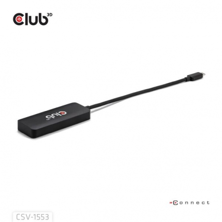 Club 3D CSV-1553 - Docking station - USB-C  /  Thunderbolt 4 - 3 x DP++ - 5