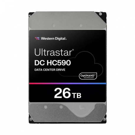 WD Ultrastar DC HC590 0F59373 - Hard drive - Data Centre - 24 TB - internal - 3.5" - SAS 12Gb/s - 7200 rpm - buffer: 512 MB - 1
